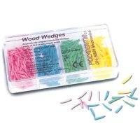 Polydentia Wooden Wedges Pink / 11mm - 200pk - DMI Dental Supplies Ireland - Next Day Delivery