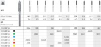 Intensiv SA Coarse Diamond Short Cylinder Torpedo Bur - 6pk Size 010 - DMI Dental Supplies Ireland - Next Day Delivery