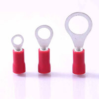 RR53 Pre-Insulated Red Ring Terminal (100 Pack)