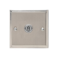 Heritage Elite Stepped Plate 1 Gang 2 Way Switch