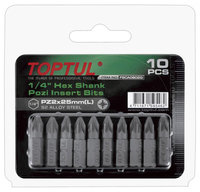 PZ1 25mm Screwdriver Bit Set 10pce