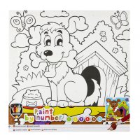 Paint by numbers Canvas and Paint Set - Dog