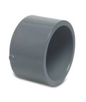20mm PVC Pipe End Socket Grey