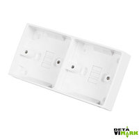 Vimark Dual 25mm Pattress Box