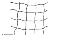 2m X 100m PN2 BLACK FRUIT CAGE NET 