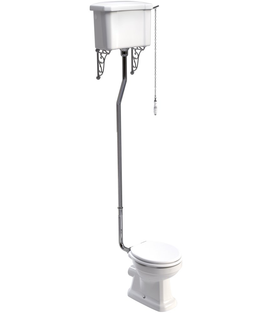 WESTBURY High Level WC-White MDF Soft Close Seat