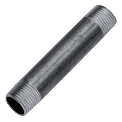 Buisnippel blauw 6/4 L=200mm