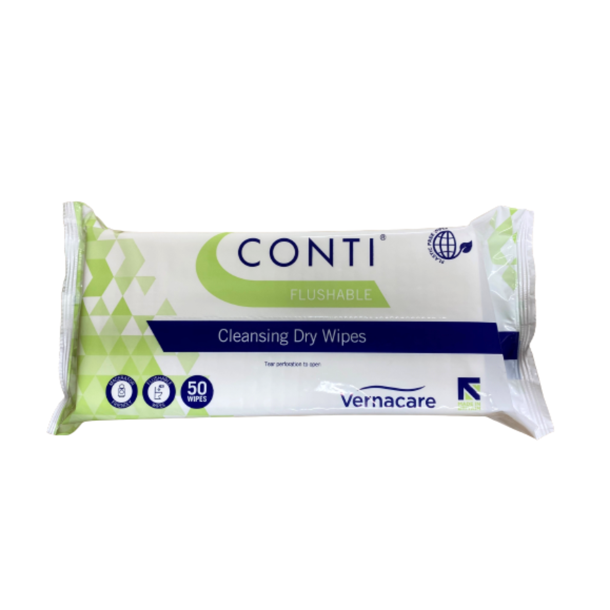 The Conti Flushable Dry Wipes are are flushable, soft, strong and absorbent