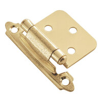 Self Closing Cabinet Hinge Brass Pack of 2
