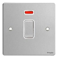 Cooker Switch 32A Ultimate with Neon Stainless Steel