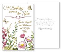 Card - A Birthday Prayer For You   (22125)