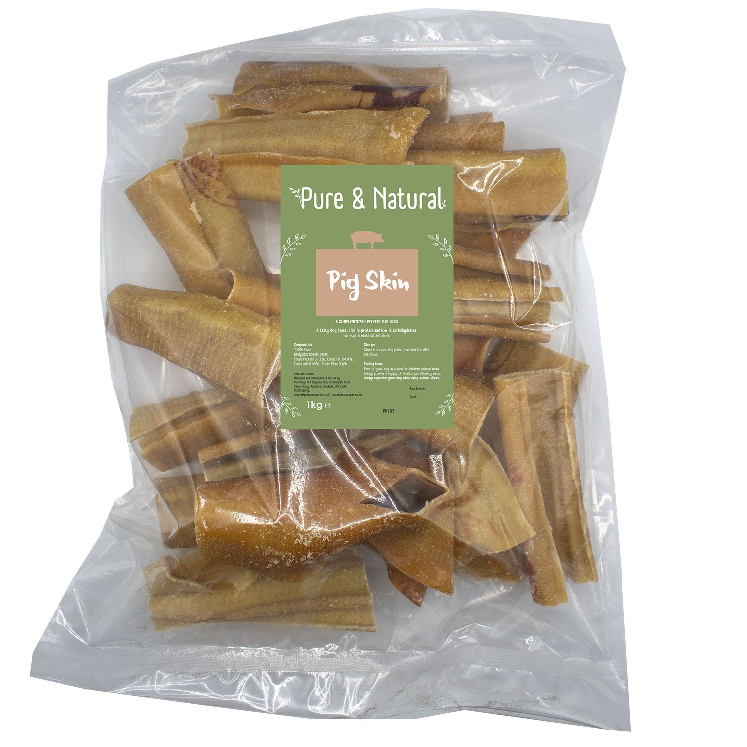 Pure & Natural Pig Skin 1kg