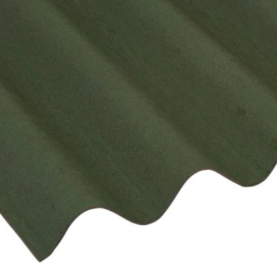 2m x 950mm Coroline Bitumen Roofing Sheet - Green
