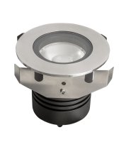 KINGLET 7.5W LED In-ground Light, IP67, 3000K, Brushed Chrome