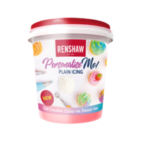 red pot of renshaw personalise me plain icing frosting