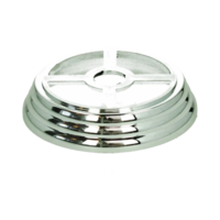 40 x 13mm Plastic Spacer Almeria (Silver)