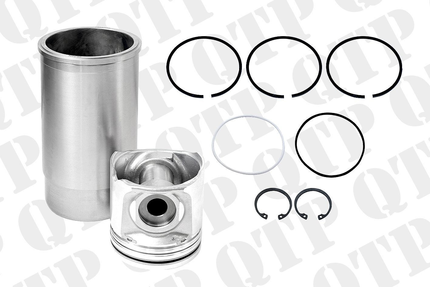 all parts of a Piston & Liner Kit for John Deere 6M 6R Series