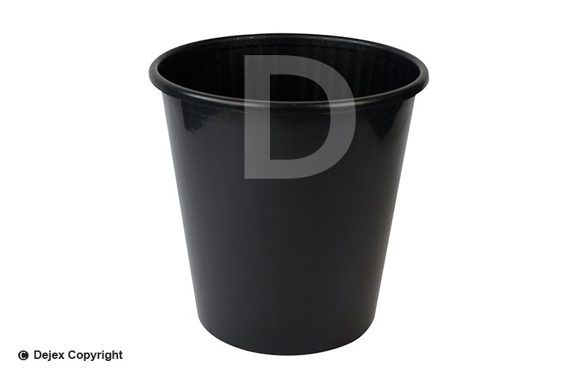 10lt FLOWER BUCKET BLACK PP_1 LOOSE