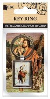 Key Ring & Prayer Card Set/St.Christopher   (74451)