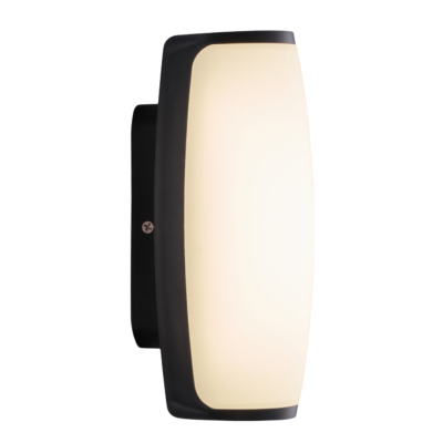EVOLEC SORRENTO DARK GREY POLYCARBONATE LED WALL LIGHT,CCT | PW225/DG/CCT