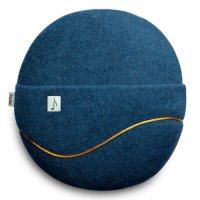 The Inmurelax Sound cushion is round blue cushion used as a unique sensory stimulation tool.