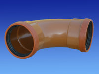 Sewer Bend 90-degree 160mm Short Radius 2 socket ( 6") E6031