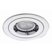 Ansell Twistlock IP65 GU10 Downlight Chrome | LV1002.0369