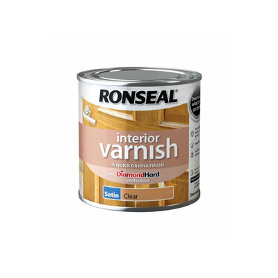Ronseal 250ml Satin Clear Varnish