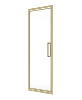 ASPECT 8MM FRAMED INFOLD DOOR 760MM BRUSHED GOLD