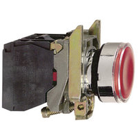 Telemecanique XB4BW34M5 Red Flush Pushbutton 220-240V