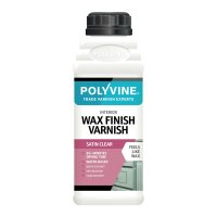 Polyvine Clear Wax Finish Varnish Satin