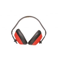 Classic Ear Protector with Headband -Red/Black One Size