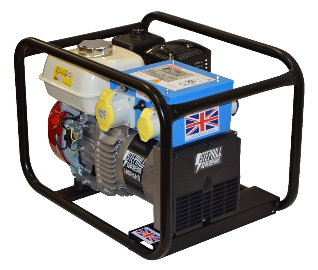 STEPHILL HMS3400 Petrol Generator (4 Socket)