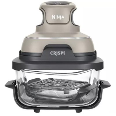 Ninja CRISPi 4in1 Portable Glass Air Fryer - Stone | FN101UKST 1