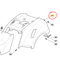 GGP / CASTELGARDEN - WHEELS COVER [DARK RED]