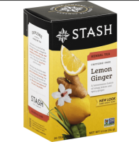 Stash Lemon & Ginger Tea Bags (6X20)