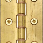 HG99-345-NB - Heritage Brass Hinge Brass With Phosphor Washers 3 x 2 Natural Brass Finish