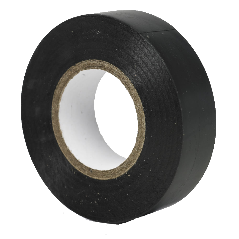 Lancaster 19mm X 20 Metre Black Insulating Tape Pre Packed