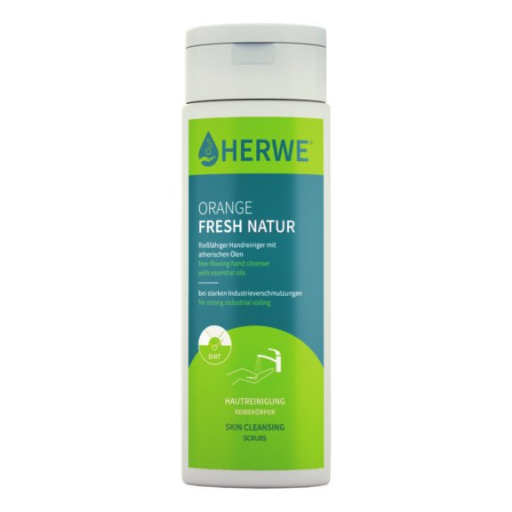 HERWE ORANGE FRESH NATUR LIGHT SCRUB BOTTLE 250ML