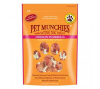 Pet Munchies Dog Treats - Chicken Dumbbells 80g x 8