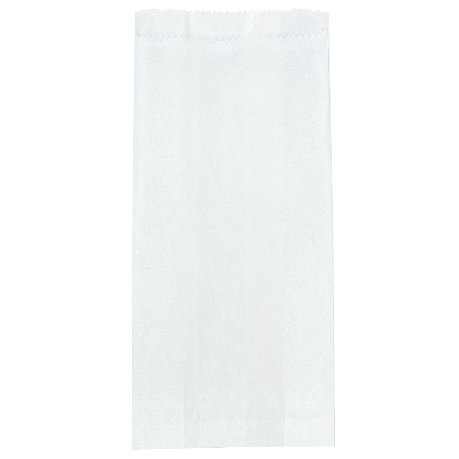 Large white glassine bag - 100 x 50 x 225mm - 100pcs