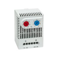 Stego 01175.0-00 ZR011 Dual Thermostat -10&deg;C to 50&deg;C/20&deg;C to 80&deg;C NC/NO