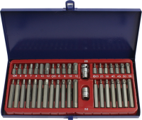PJ01265 40Pce TX - Hex - Spline Bit Set