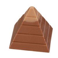 Van Coillie - Double Sticky Toffee Pyramid - in milk chocolate 13g x 1kg