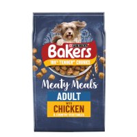 Bakers 12621515 Complete Dog Meaty Meals Chicken and Country Veg 4x2.7kg 