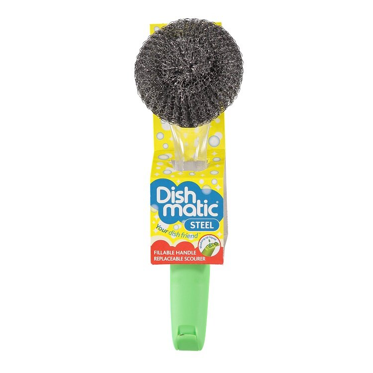 Scourers with handle dishmatic (5013931012955)