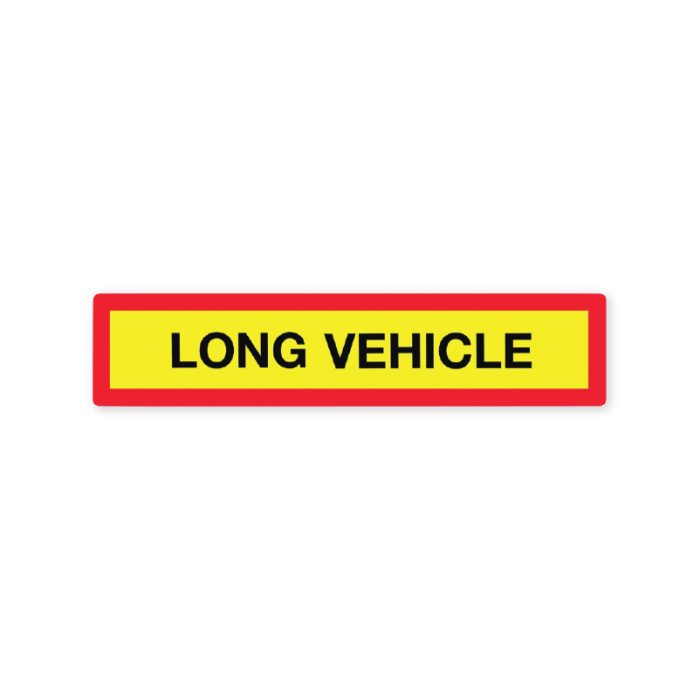 'Long Vehicle' Marker Board (Large)