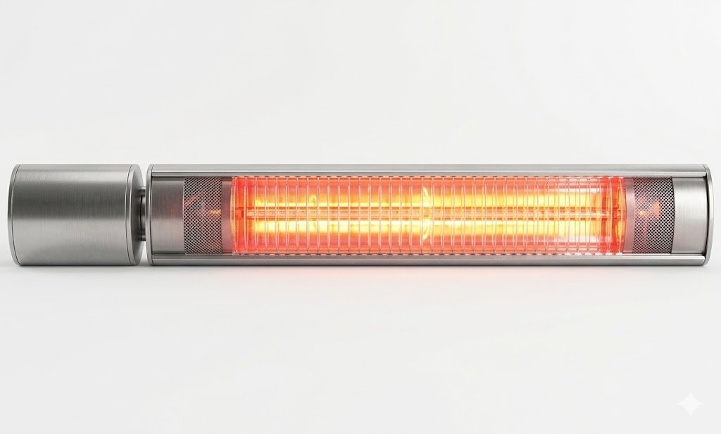 Eldorado IRPH-S | Silver IPX5 IR Wall Mounded Heater 
