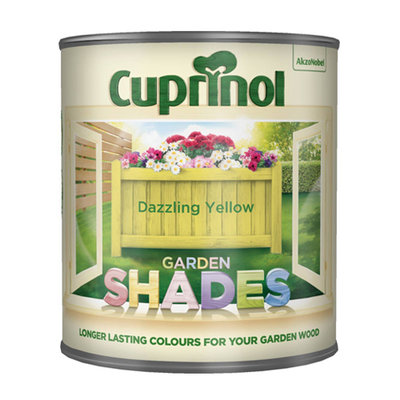 Cuprinol Garden Shades - Dazzling Yellow 1L