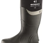 Buckbootz BBZ6000BK Buckbootz Safety Wellington, Black Size 08